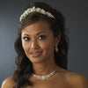 Silver Freshwater Pearl Bridal Wedding Tiara HP 8255