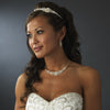 Silver Freshwater Pearl Bridal Wedding Tiara HP 8262