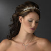 Superb Silver Clear Rhinestone Floral Bridal Wedding Tiara 9835