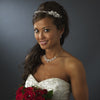 * Beautiful Silver & Crystal Bridal Wedding Headband HP 8264