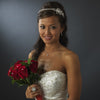 Dainty Pearl & Rhinestone Bridal Wedding Jewelry Set NE 71886 (Silver or Gold)