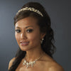 Bridal Wedding Necklace Earring Set NE 7305 Gold