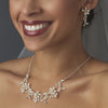 Swarovski & Freshwater Pearl Couture Bridal Wedding Jewelry Set NE 7607