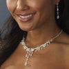 Bridal Wedding Necklace Earring Bridal Wedding Jewelry Set NE 7807