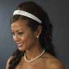 Bridal Wedding Necklace Earring Set NE 781 Gold Ivory