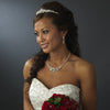 Headpiece 8234 Gold Ivory Clear w/ Natural Pearl