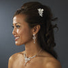 * Swarovski Silver Bridal Wedding Hair Pin 94