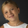 Children's Bridal Wedding Necklace Earring Set 8441