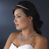 Vintage Dangle Statement Bridal Wedding Jewelry Set NE 905