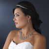 Vintage Dangle Statement Bridal Wedding Jewelry Set NE 905