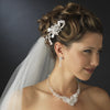 Swarovski Crystal Bridal Wedding Hair Comb 8116