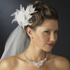 Silver Clear Rhinestone & Crystal Bridal Wedding Jewelry Set 9707