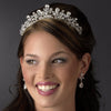 Fabulous Silver Clear Crystal Bridal Wedding Tiara Headpiece 9786