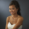 Dreamy Crystal Bridal Wedding Necklace & Earring Set 994