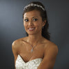 Anitque Silver Clear Bridal Wedding Tiara HP 179