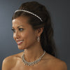Silver Pearl & Rhinestone Headpiece Bridal Wedding Headband 7068
