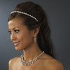 Silver Pearl & Rhinestone Headpiece Bridal Wedding Headband 7068