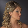 Silver Clear Rhinestone Bridal Wedding Hair Pin 3420