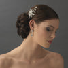 Lovely Silver Clear Rhinestone Flower Bridal Wedding Hair Pin 908