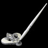 Ivory Fleur De Lis Bridal Wedding Pen Set 1811