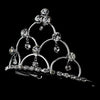 * Silver Plated Child's Bridal Wedding Tiara Bridal Wedding Hair Comb HPC 500