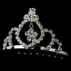 * Silver with Clear Crystals Child's Bridal Wedding Tiara HPC 241