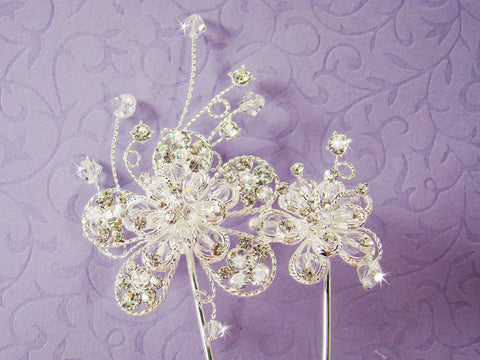 Double Flower Cake Jewelry Accent CJ1