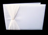 Sheer Organza with Swarovski Crystal Accent Bridal Wedding Guest Book GB 11