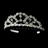 * Silver Crystal Flower Girl's Bridal Wedding Tiara HPC 687
