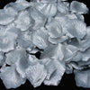 100 Silver Bridal Wedding & Formal Silk Rose Petals