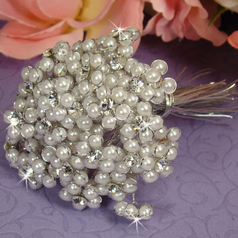 Ivory Elegant Pearl & Flower Bundle 474