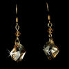 * Earring 8124 Gold Light brown