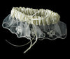 Dainty Ivory Sheer Bridal Wedding Garter 305