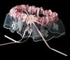 Dainty Pink Trimmed Bridal Wedding Garter 305