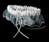 Dainty White Sheer Bridal Wedding Garter 305