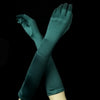 Elbow Formal Bridal Wedding Matte Satin/Satin Gloves
