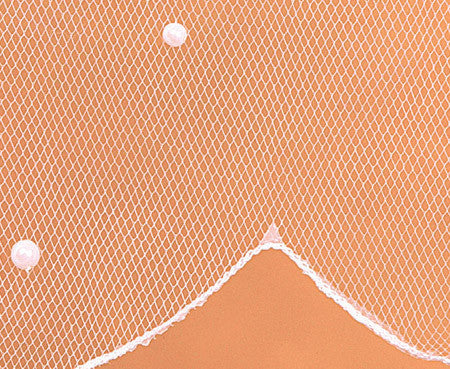 Single Layer Scalloped Cut Fingertip Bridal Wedding Veil (V 145)