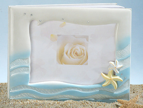 Starfish Beach Wedding Bridal Wedding Guest Book GB 444