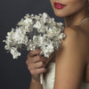 Ivory and White Pearl Bridal Wedding Bouquet 401