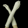 Above Elbow Formal Bridal Wedding Matte Satin/Satin Gloves