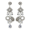 Silver Clear Earring Set 1062