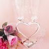 Joined Heart Wedding Toasting Champagne Flutes FL 21055
