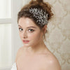 Silver Clear Rhinestone Swarovski Crystal Bead Vine Bridal Wedding Hair Adornment