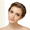Silver Pink Rhinestone Bridal Wedding Tiara Bridal Wedding Headband Headpiece 415