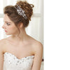 2 Row Crystal Side Accented Bridal Wedding Headband 424