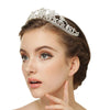 Sparkling Swarovski Crystal & Rhinestone Silver Bridal Wedding Tiara HP 523