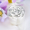 Silver Rose Bridal Wedding Ring Holder 80057