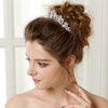 Elegant Silver Crystal Swirl Rhinestone Bridal Wedding Tiara HP 9833