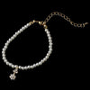 Child's Gold Ivory Pearl Bridal Wedding Bracelet 402