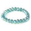 Turquoise 10mm Stretch Bridal Wedding Bracelet 7613